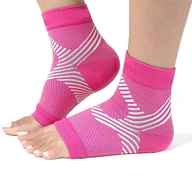 Kompresní unisex ponožky s otevřenou špičkou Joan