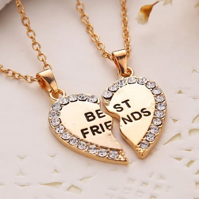 Chain with pendant best friend