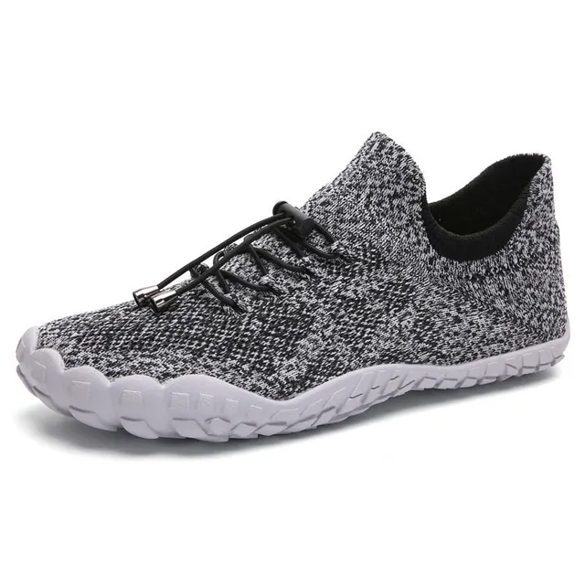 Men's Breathable Barefoot Shoes Grey 39