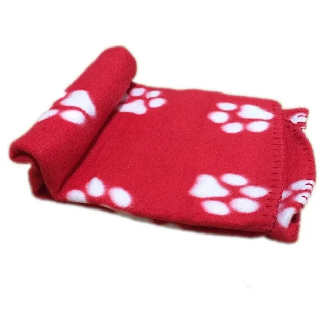 Baby blanket with paws