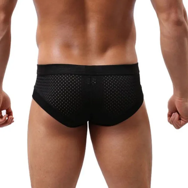 Men's solid colour briefs