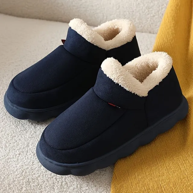 Men's Soft Teddy Pets Pets, Winter Cozy Boots, Against Slipping, Nazující