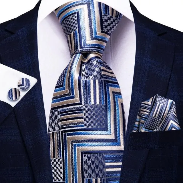 Luxus férfi selyem nyakkendő sn-3354