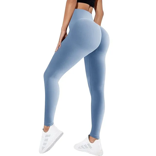 High waisted leggings for women with sexy push-up effect for sports and fitness