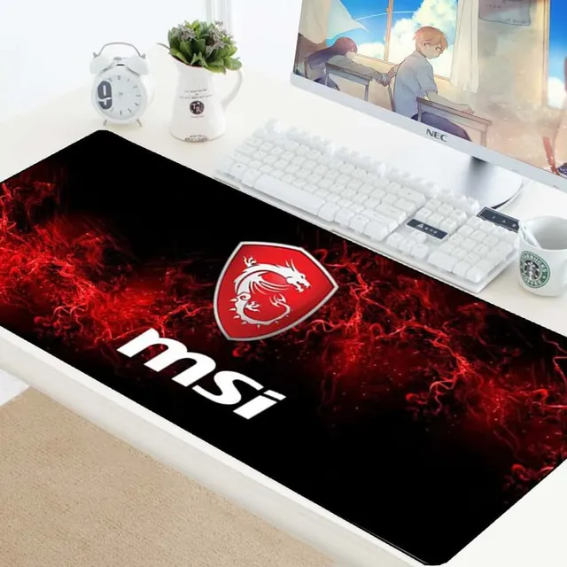 Antislip mouse pad and XL keyboard