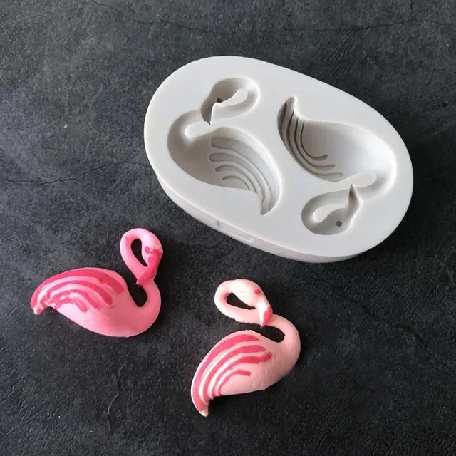 Silicone form flamingo