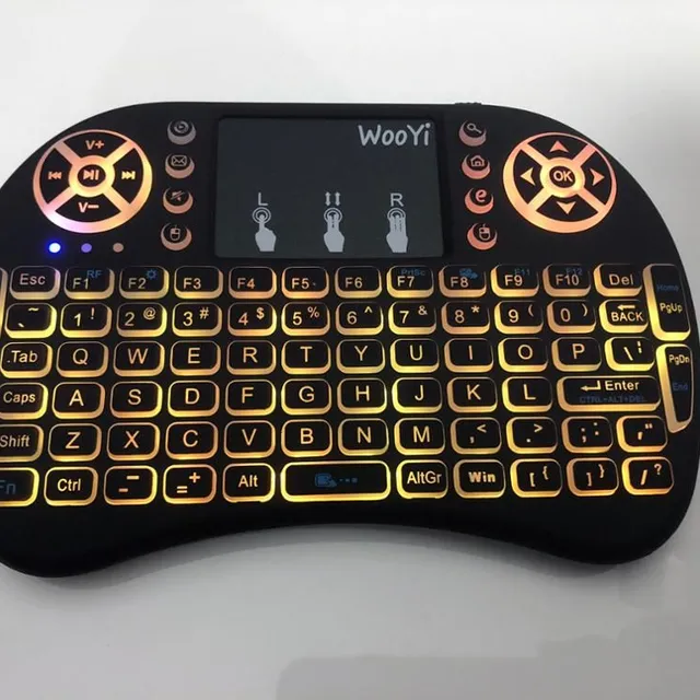 Podsvietená mini klávesnica - 8 farieb