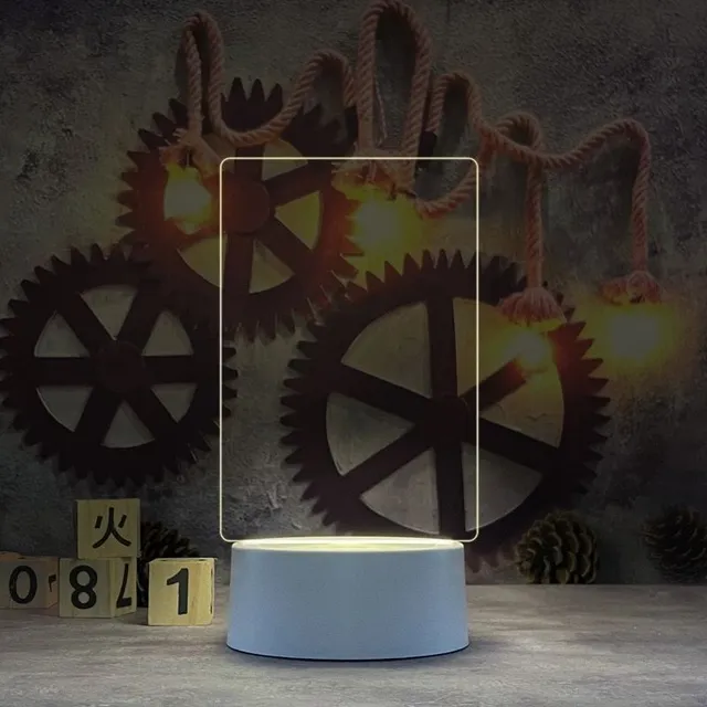 Creative table lamp for message