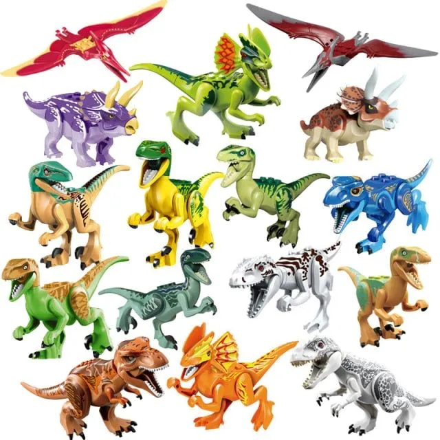 Figurine Dinozauri Jurassic World pentru Lego - 16 bucăți