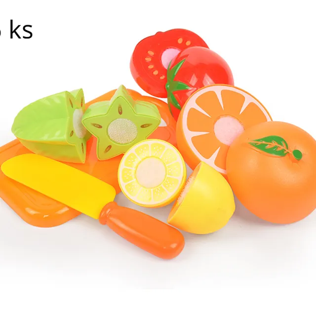 Műanyag gyümölcs és zöldség gyermekek számára - legfeljebb 37 db