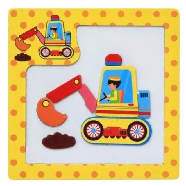 Wooden education puzzle for children Ainsley 1