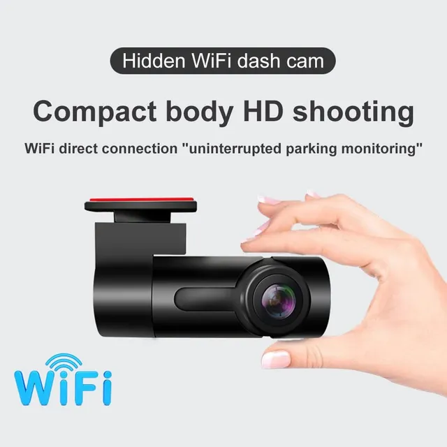 1080P HD kamera do auta DVR Dash Cam Recorder Covert s WiFi nočným videním