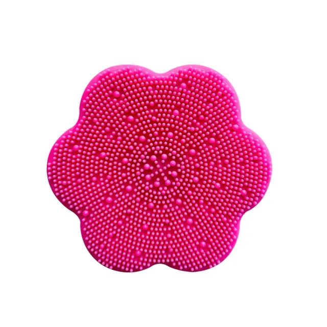 Luxurious silicone sponge with brushes for perfect cleaning of the skin from dirt - more colors