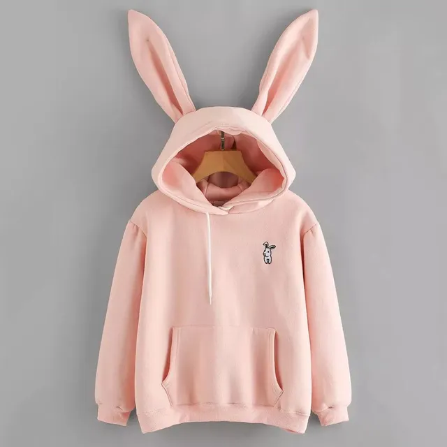 Ladies sweatshirt with Bunny ears