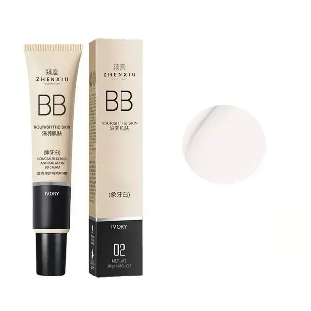 Crème BB waterproof pour unification du teint et camouflage des imperfections du visage - Correcteur liquide pour taches de rousseur, cicatrices et cernes - Crème BB mat à haute couvrance 30 g