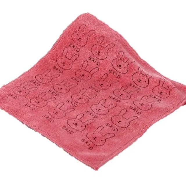 Serviette en microfibre pour enfants - Lapin J1863