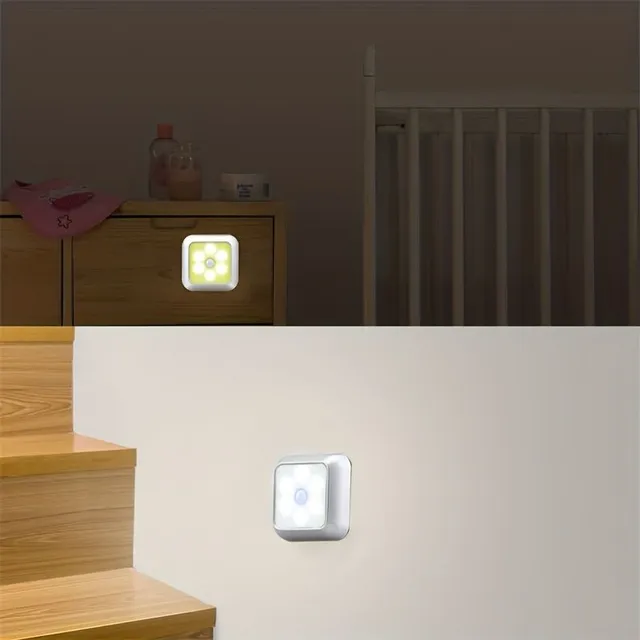 Lampa de noapte LED fără fir cu senzor de mișcare