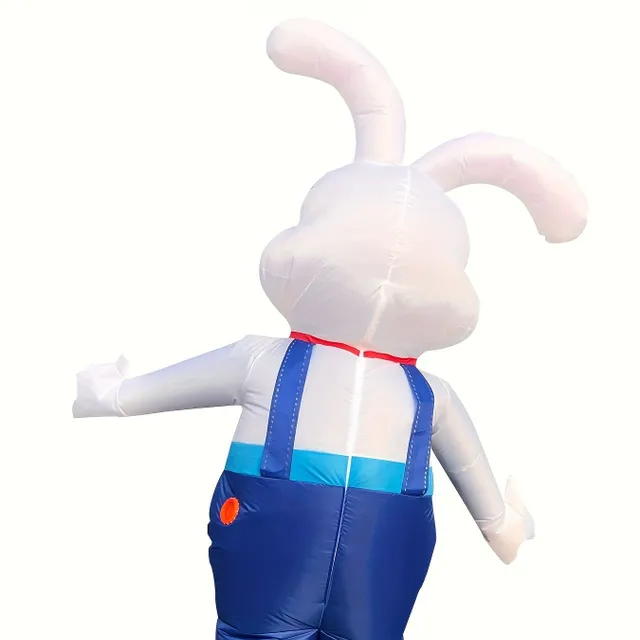 Zábavný nafukovací kostým zajačik pre mužov - ideálny pre večierky a oslavy