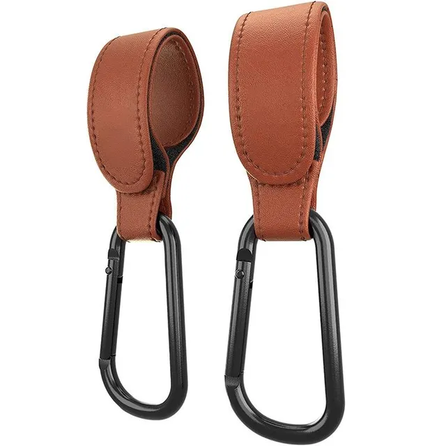 Leather Velcro hook for stroller