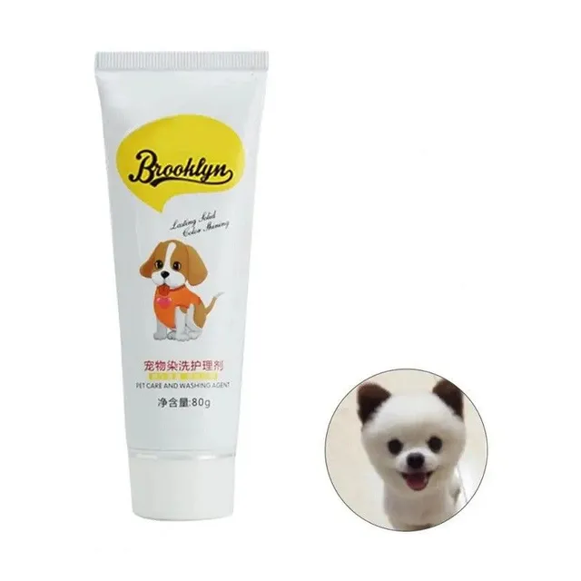 Hair color for dogs and cats Hair coloring cream 80 g Pets accessories