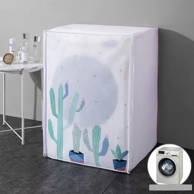 Dust cover for washing machine with various motifs