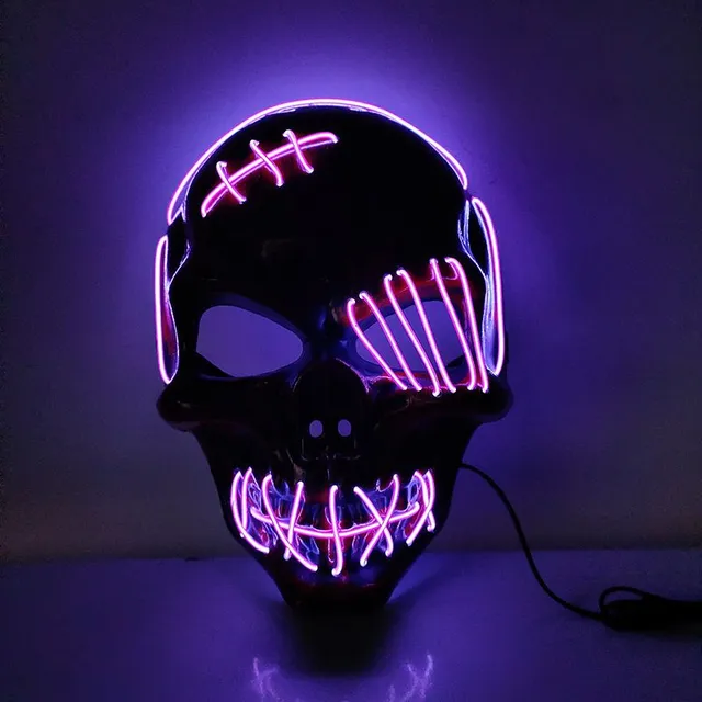 Masca LED cosplay - craniu