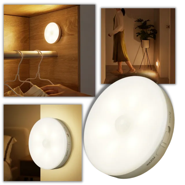 LED light with motion sensor