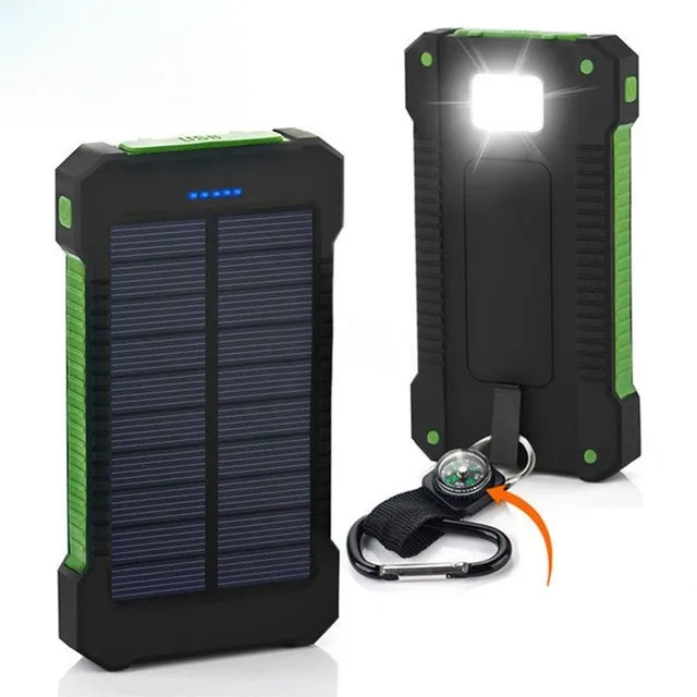 Baterie externă solară cu lanternă 20 000 mAh Camellia