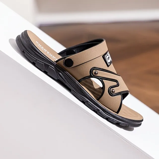 Men's Letters Design Comfortable Sandals