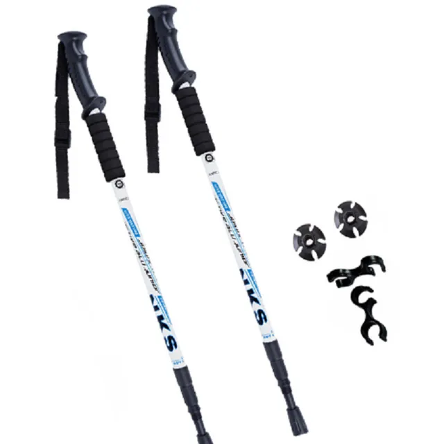 Telescopic trekking poles - 8 colours - 2 pieces