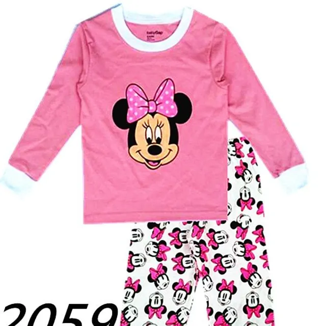 Gyönyörű gyermek pizsama Mickey egérrel való alváshoz