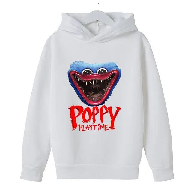 Children's modern hoodie with Poppy Play Time Huggy Wuggy