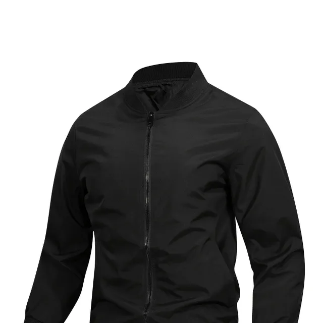 Men's lightweight windbreaker, stylish men's jacket with zipper