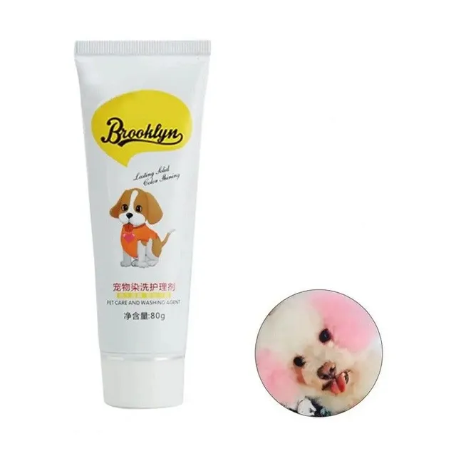 Hair color for dogs and cats Hair coloring cream 80 g Pets accessories