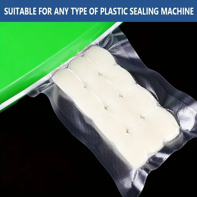 100pcs Vacuum Bags For Keeping Food, No BPA, Resistant, Great for Vacuum Sealing Bags For Food, Supplies For Household