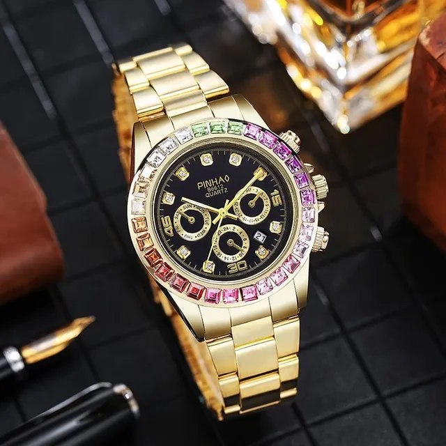Nowoczesne luksusowe zegarki dla mężczyzn Angelo
