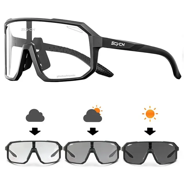 Fotochromowe okulary przeciwsłoneczne unisex - różne kolory