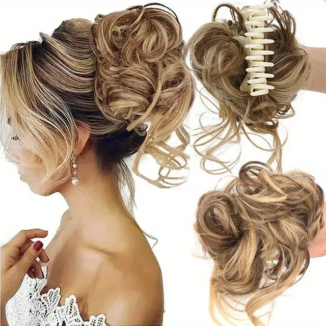 Women's synthetic hair - tousled bun