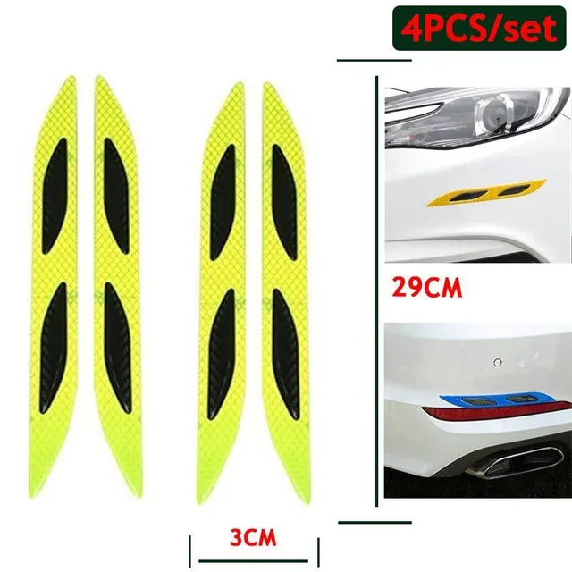 Universal Reflective Car Stickers Anti-Scratch Safety Warning Sticker