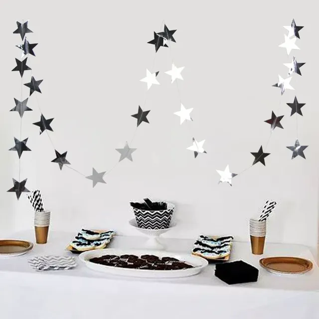 Hanging garland with stars