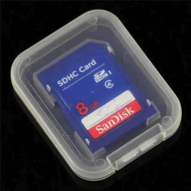 Sada ochranných pouzder na SD paměťové karty