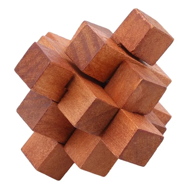Set of wooden puzzles