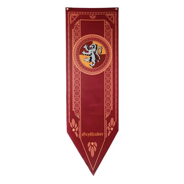 Decorative wall flag with the popular motif of the Harry Potter series