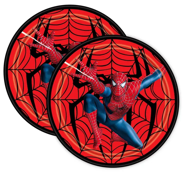 Set di accessori e palloncini per il compleanno con motivi del popolare eroe Spider-man