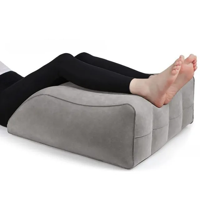 1 piece inflatable foot pillow for relaxation and leg lift