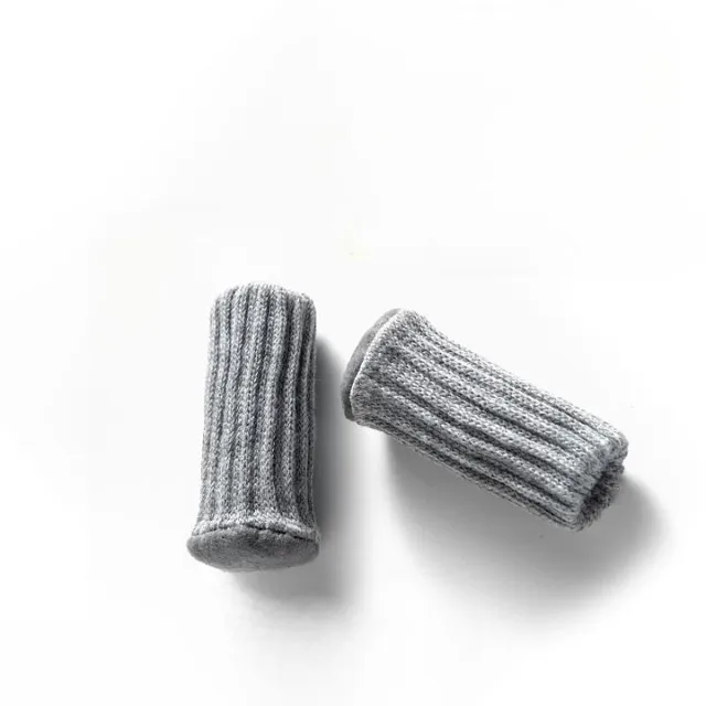 Practical knitted chair leg protectors to prevent scratching the floor 4 pieces Vairya