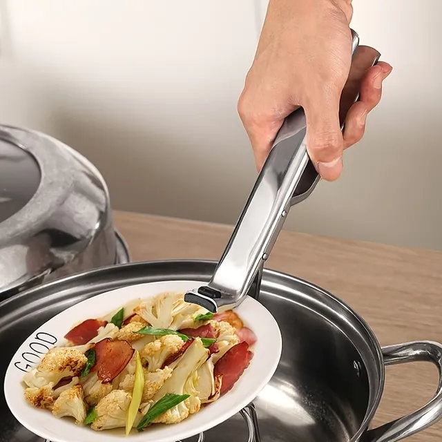 Practical pliers to remove hot pots and bowls