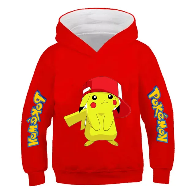 Bluză modernă pentru copii cu motiv Pokemon