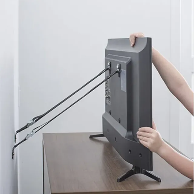 Proslip safety belts for TV and furniture