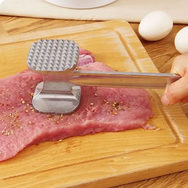 1 Hammer for meat with two sides for tearing of stainless steel